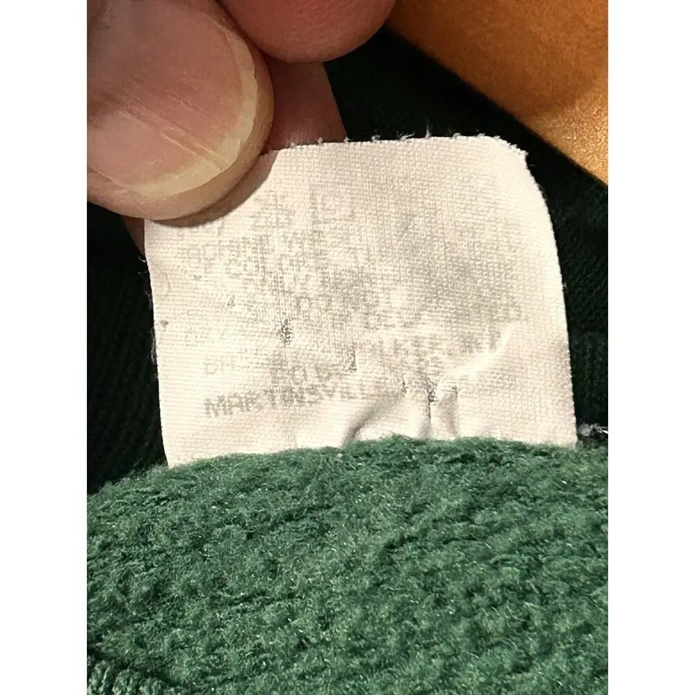 VTG Planet Nike CREWNECK SWEATSHIRT XL 50-50 Cotton Polyester Hunter Green USA